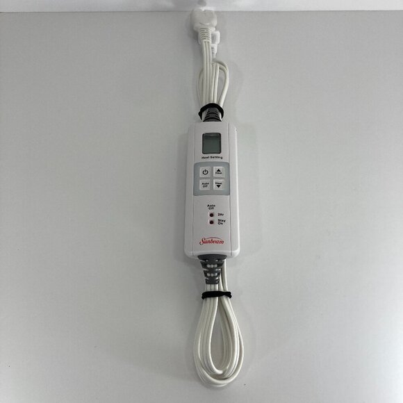 Sunbeam SWT200D CAT95D Electric Heat Blanket 4-Prong Controller Control TESTED - Picture 1 of 5